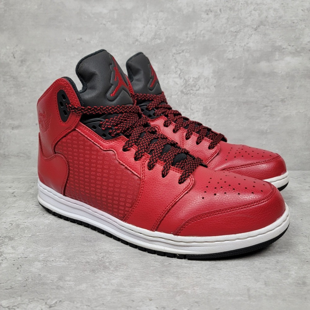 Nike Mens Basketball Shoes Size 12 Air Jordan 5 Prime Gym Red Black Sneakers